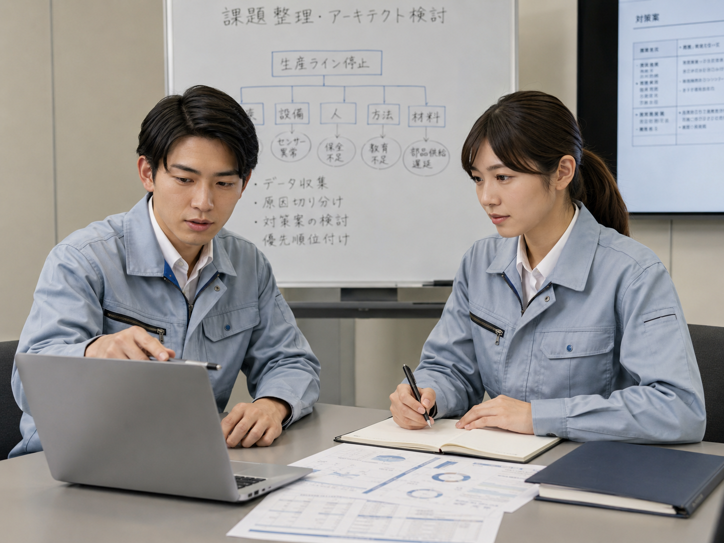 内容を整理し、解決方法を考える