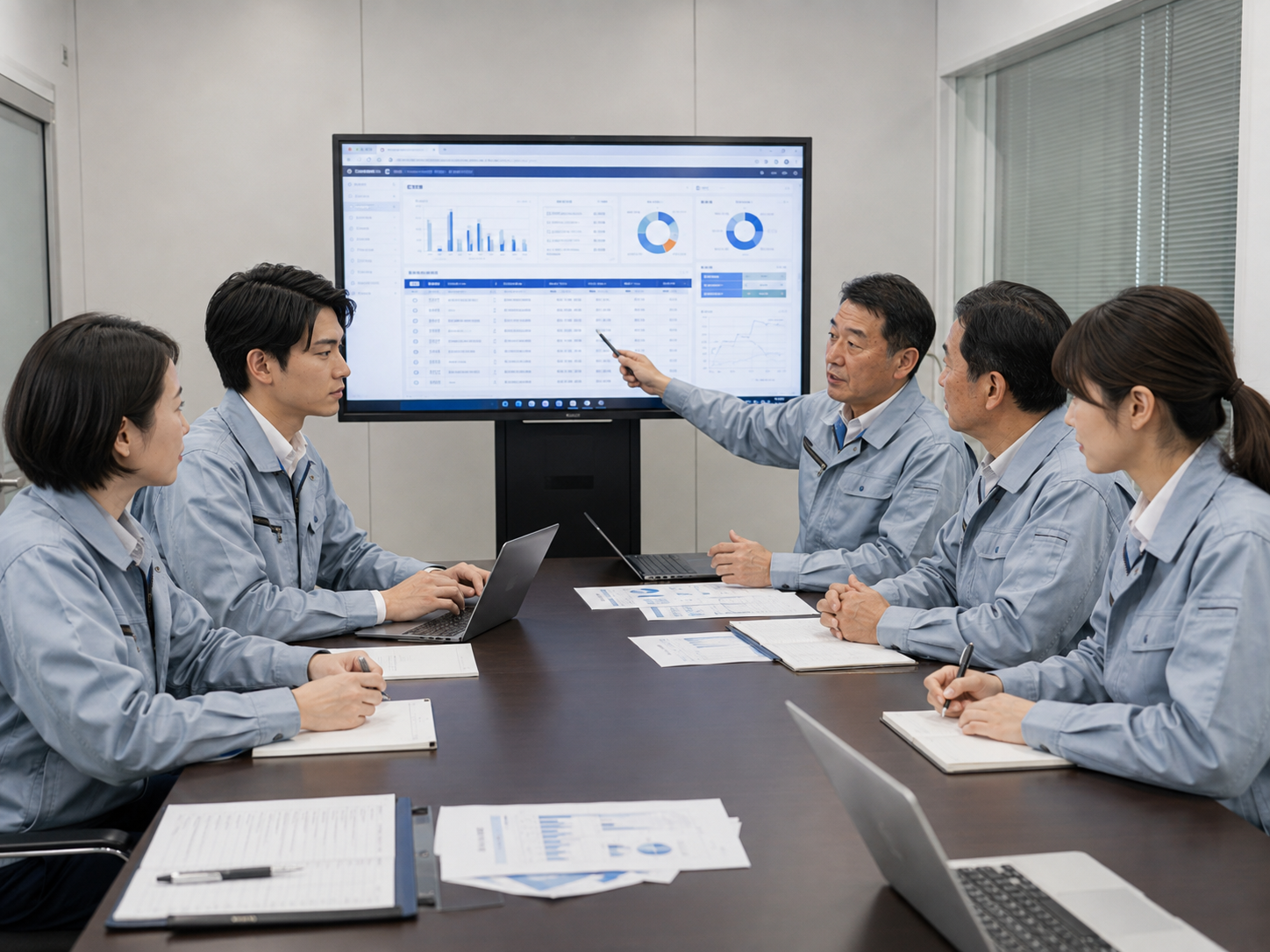 開発した内容を現場の人に見てもらう